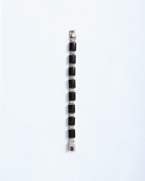 1980-90's Mexican Silver / Linked Bangle