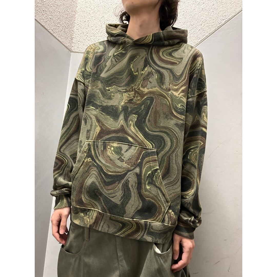 NO BOUNDARIES マーブルカモフラージュパーカー 00's no boundaries 迷彩マーブルパーカー | 古着屋 Boogie