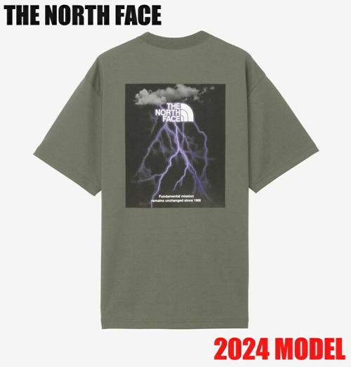ノースフェイス 半袖 Tシャツ メンズ THE NORTH FACE ショートスリーブ TNFライトニング ティー NT32457 ニュートープ 2024年モデル