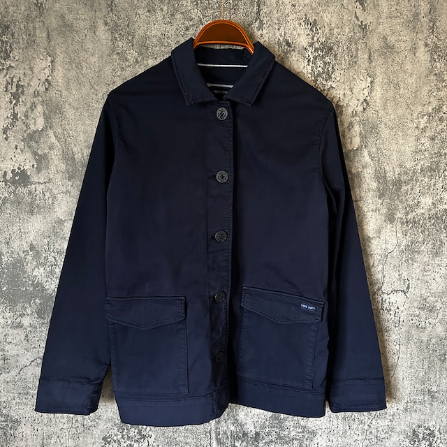 Saint James Navy Canvas Jacket Used 中古