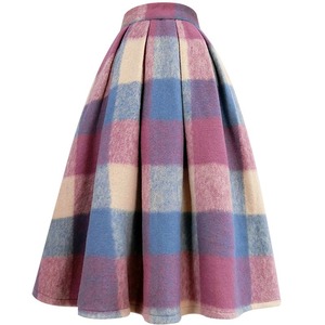 ブルーパープルフレアスカート SU889