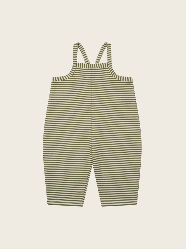 送料無料 organic zoo/Fern Stripes Dungarees