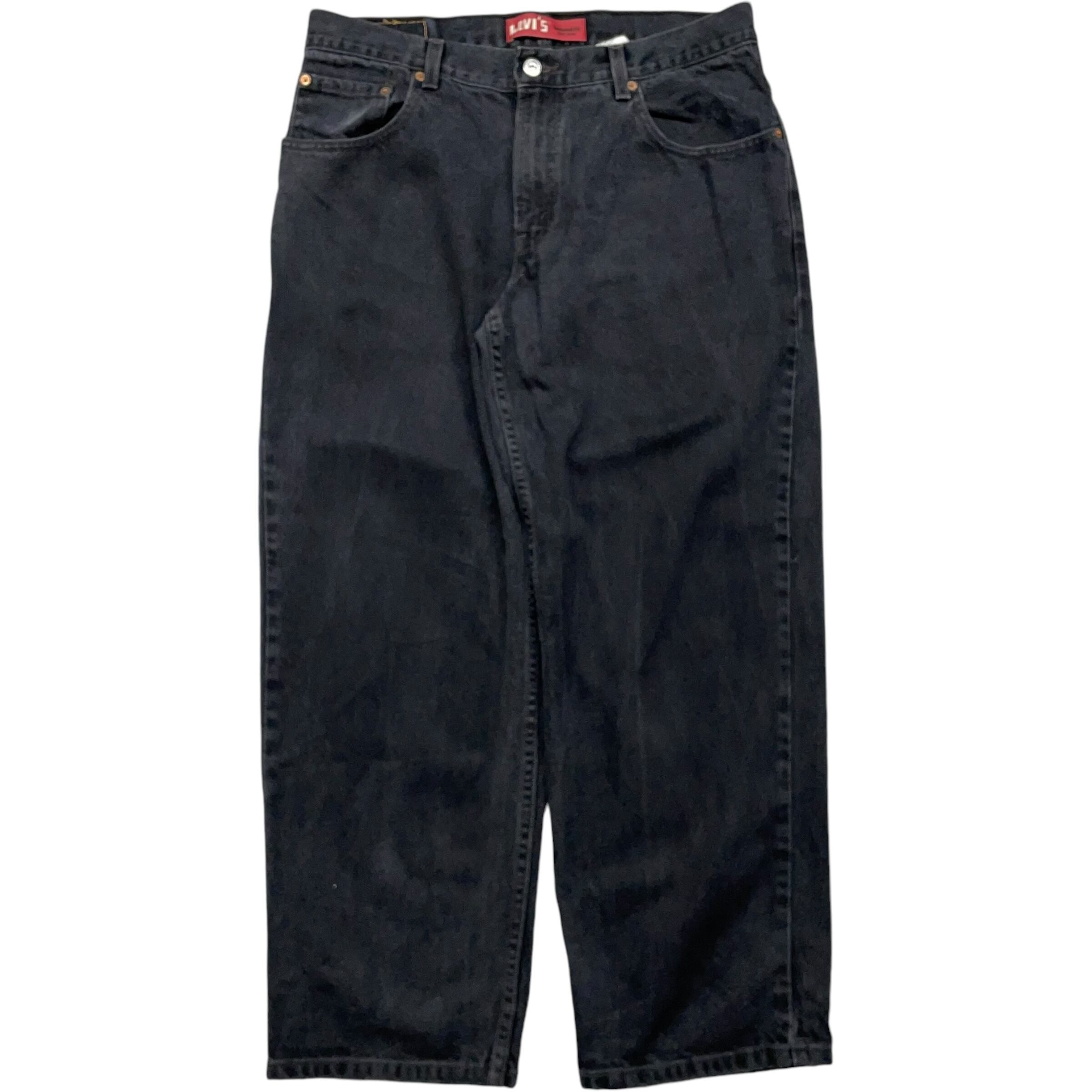 《実寸W35L28》 Levi's リーバイス 550 ブラックデニム デニム ブラック no.4806