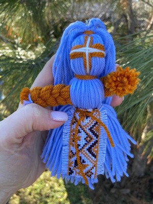 UA.Designer手作りモタンカ（ウクライナの御守り）