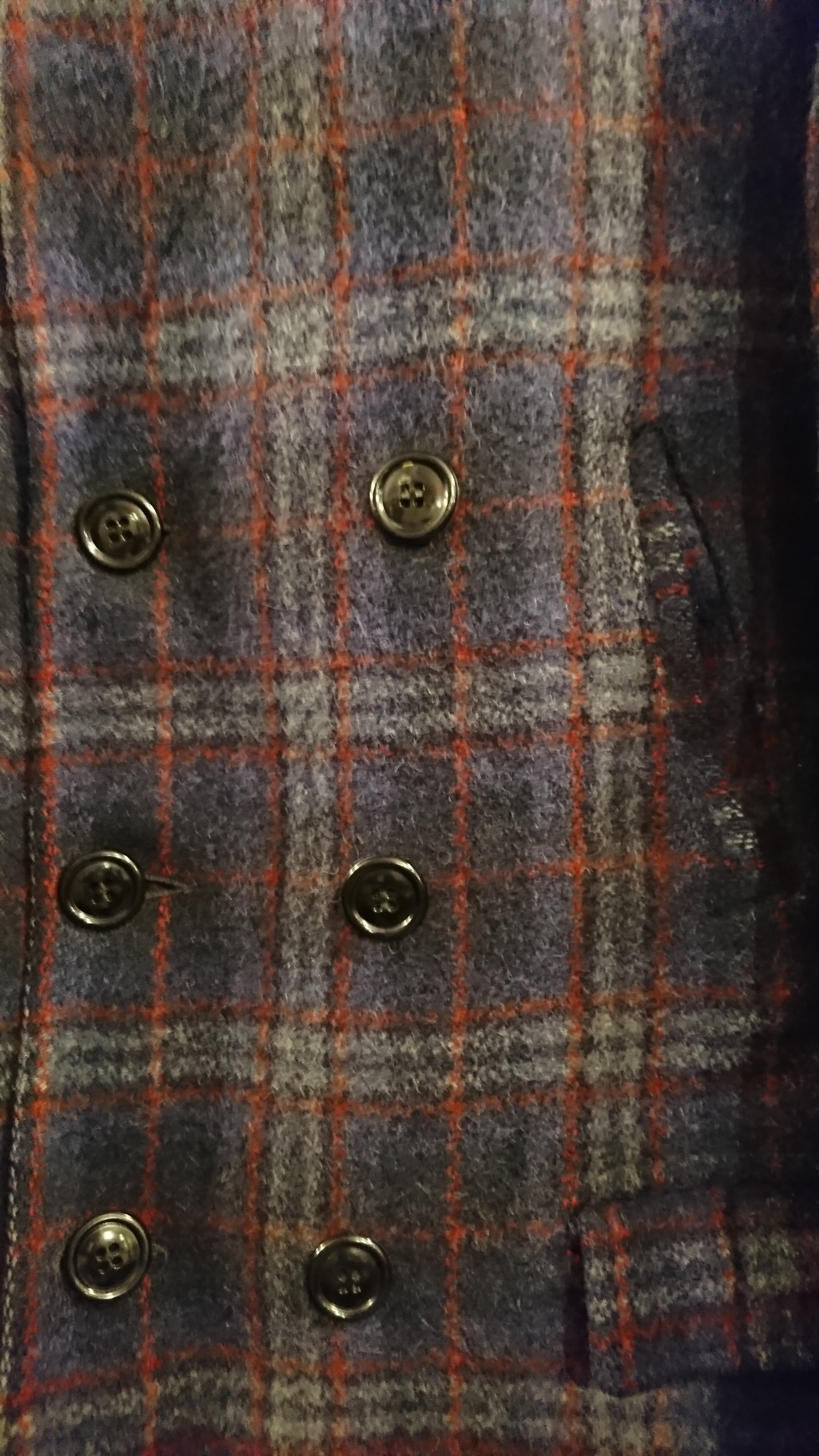 50s hercules ピーコート マッキーノ オンブレ シャドーチェック HERCULES ヘラクレス オンブレチェック ピーコート ヴィンテージ