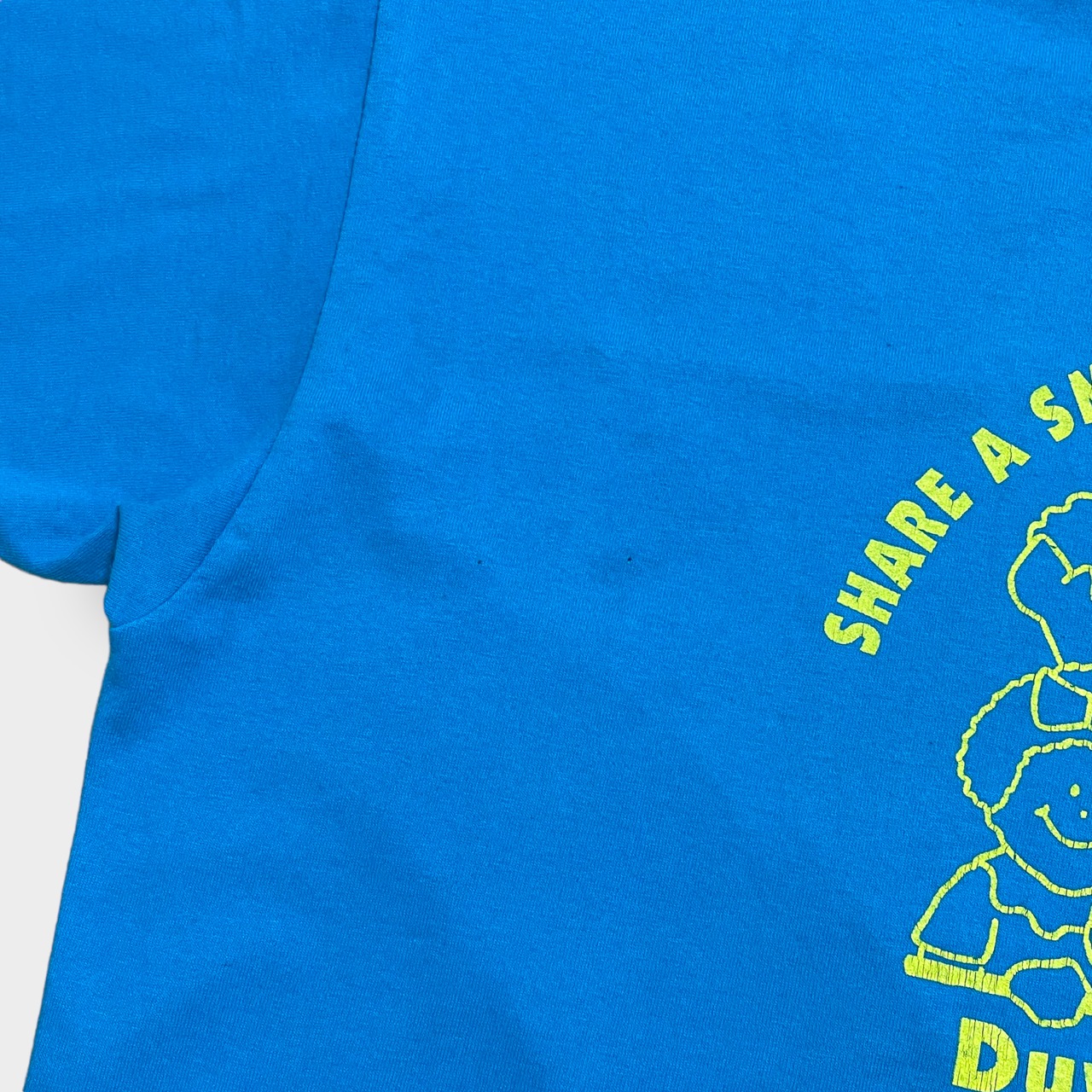 【Hanes】80s USA製 Tシャツ イラスト プリント シングルステッチ アーチロゴ XL ビンテージ US古着