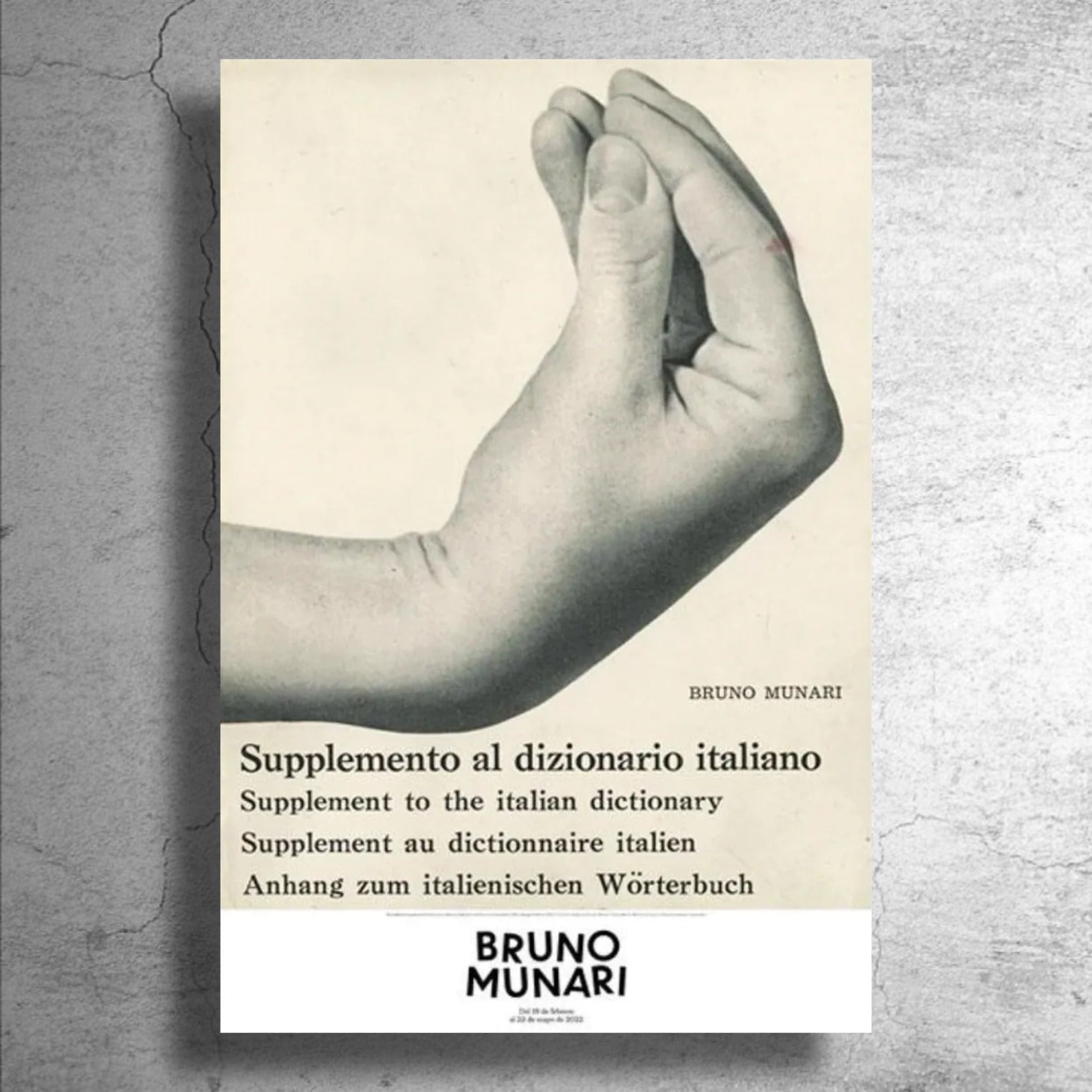 Bruno Munari[ブルーノ・ムナーリ]Supplement to the italian 