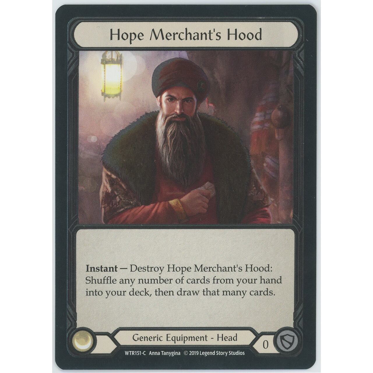 【状態A】Hope Merchant's Hood (Cold Foil) WTR151-C