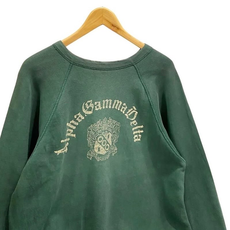 90s LANDS' END ランズエンド コットン インディゴ ニット【L】MADE