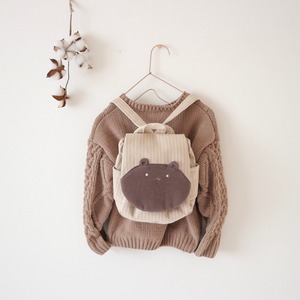 【完売】ゆきぐにどうぶつベビーリュック 　(あずき