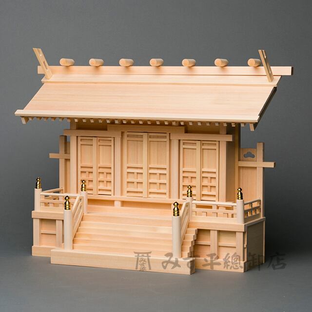 横通三社宮 板屋根(片屋根)2尺