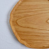 四十沢木材工芸 KITO 雪輪盆(ゆきわぼん)・中【写真の商品をお届けします】MYKW-4