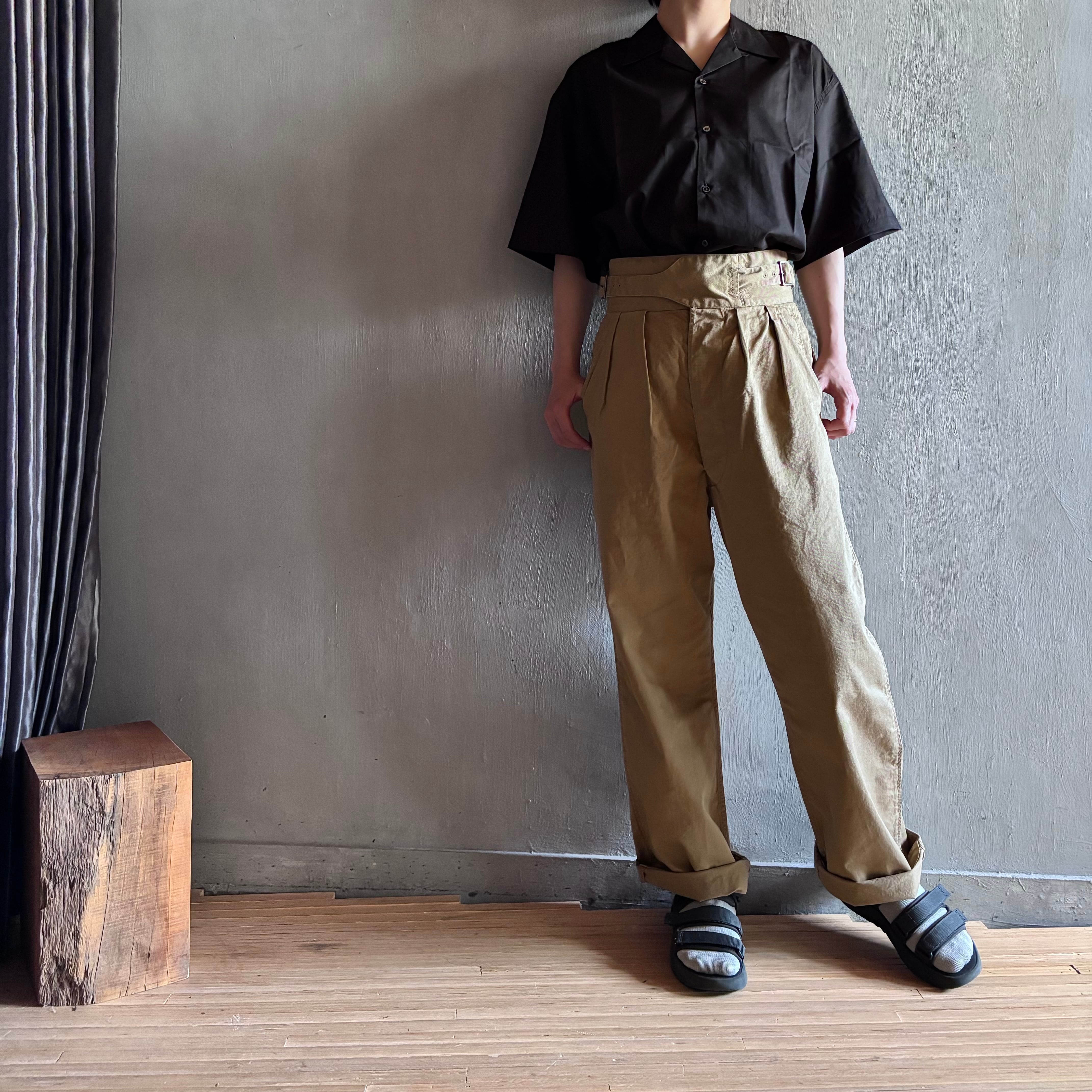 CIOTA｜Cotton Polyester Painter Pants , Black | CORNER_122