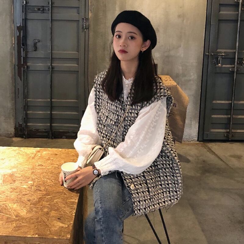 スタイルレディーススプリングルーズトップス 春物 試着室67114775767