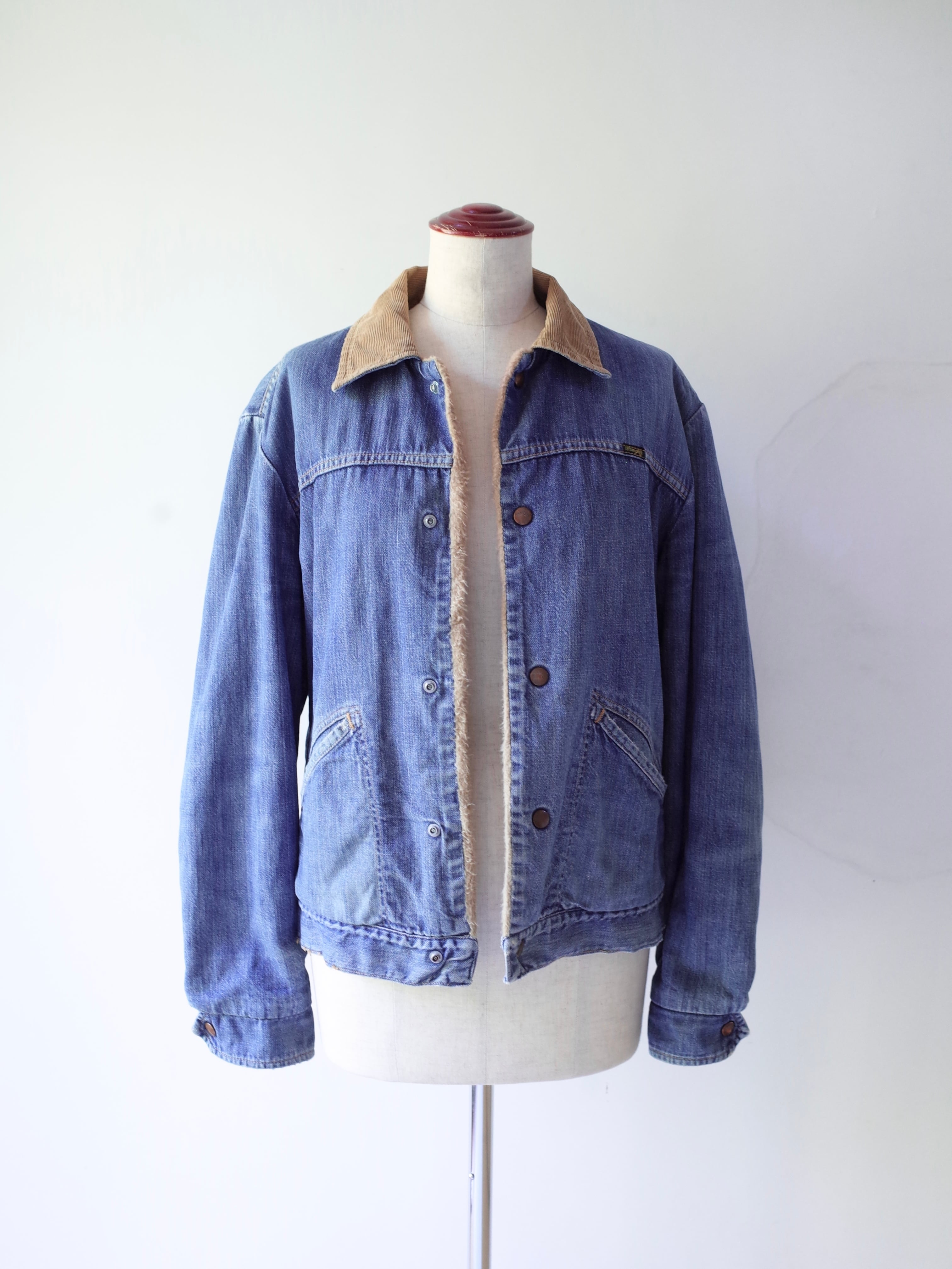 70-80s Wrangler Denim Boa-Lined Jacket