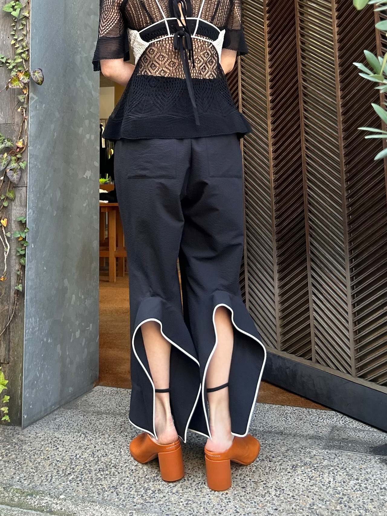 【25SS】FUMIE TANAKA フミエタナカ /hem round plane PA / パンツ - 3
