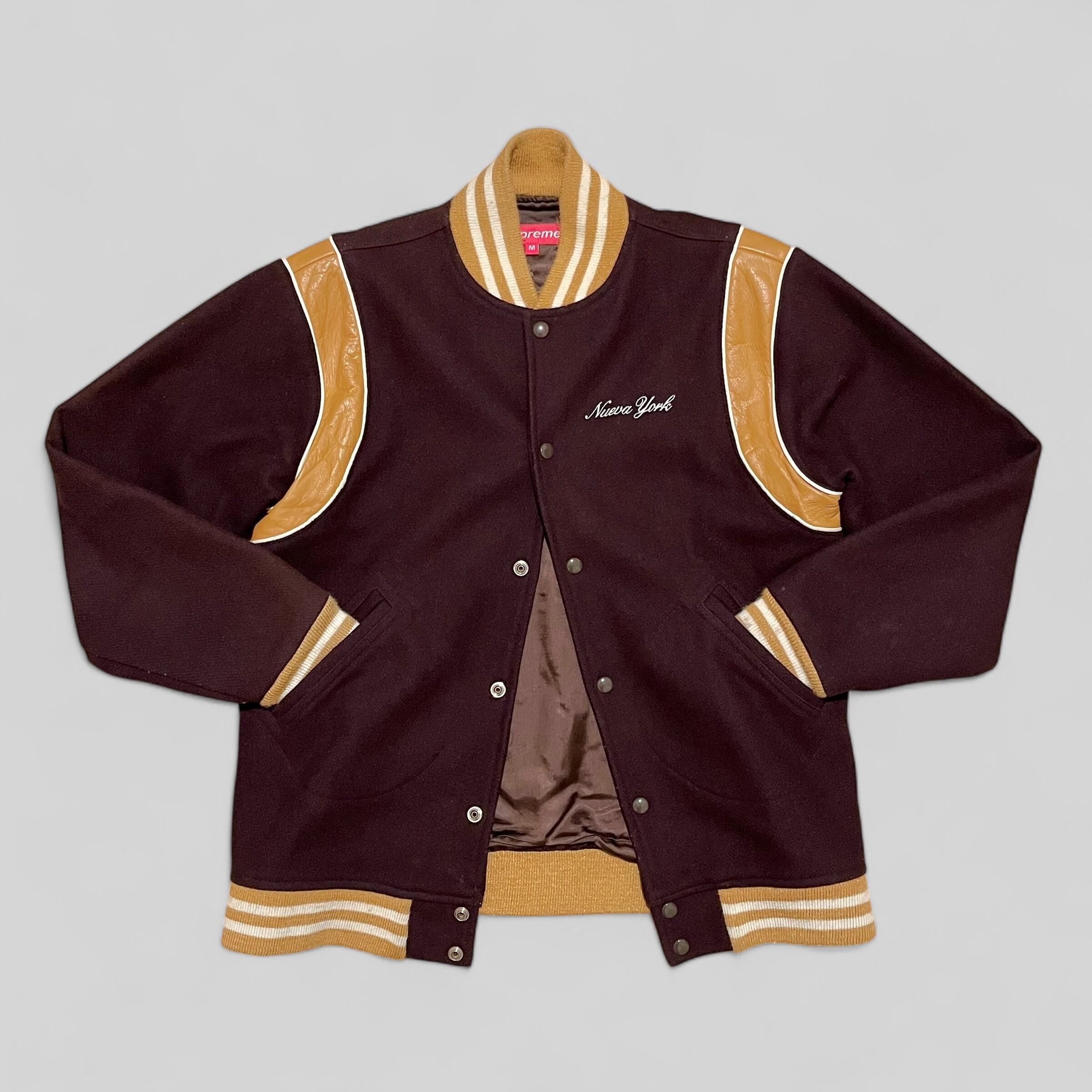 Supreme “Nueva York” Varsity Jacket (2002AW) | Toughguy Club