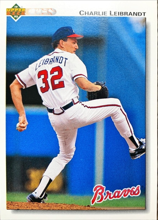 MLBカード 92UPPERDECK Charlie Leibrandt #170 BRAVES