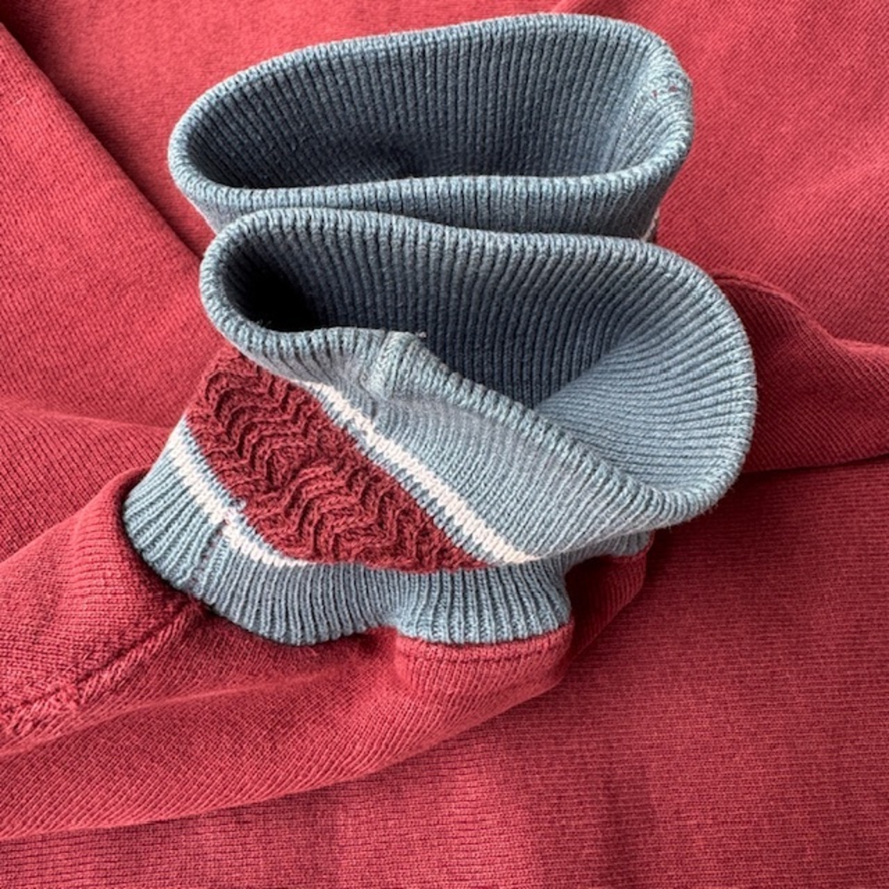 Champion Reverse Weave スウェット リブボーダー 90s 画像6