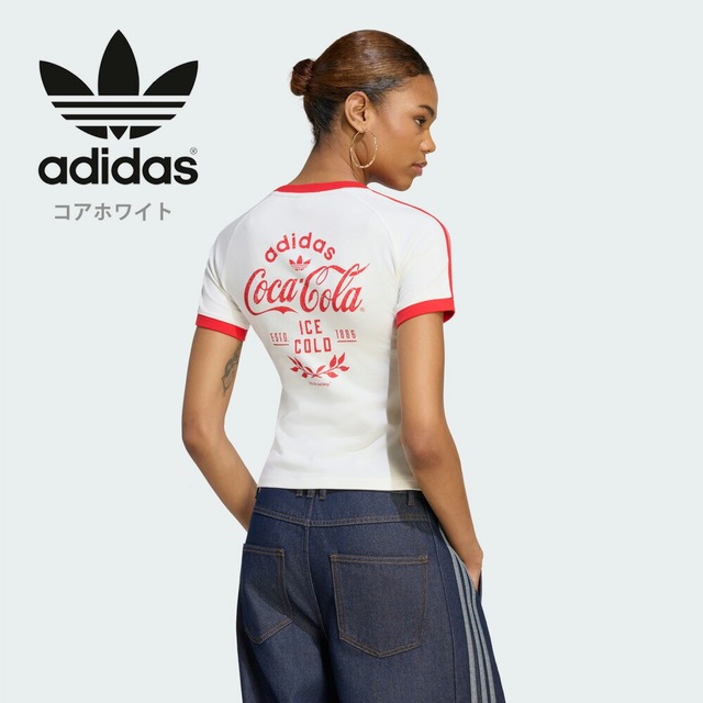 アディダス オリジナルス×コカ・コーラ スリーストライプ Tシャツ adidas Originals×Coca-Cola 3 STRIPES TEE