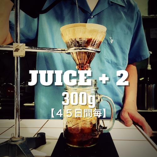 【コーヒー定期便 / ４５日毎３回】JUICEブレンド300g+オススメのシングルオリジン２種