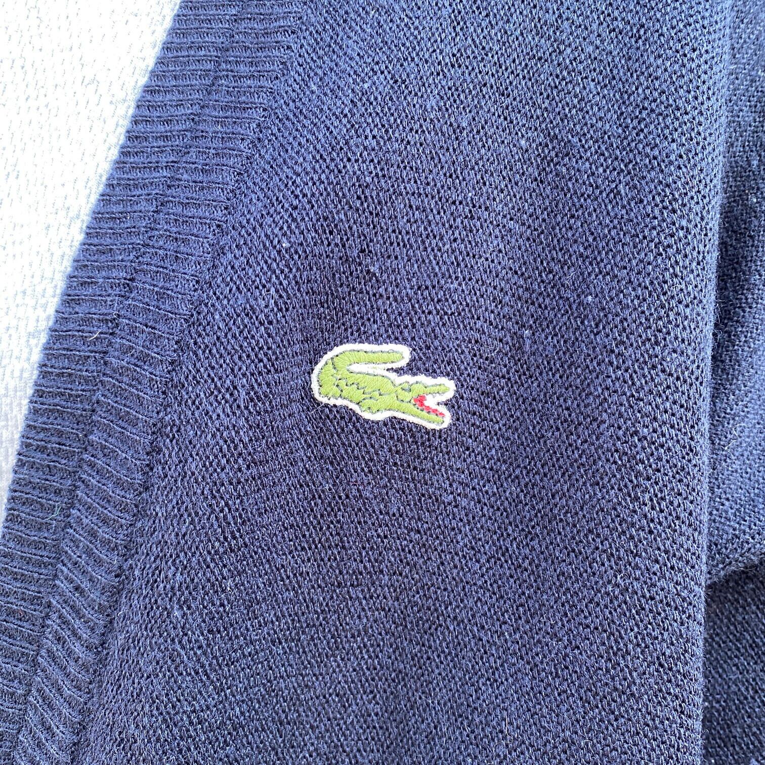 70年代〜80年代 スペイン製 LACOSTE ラコステ アクリル ニット