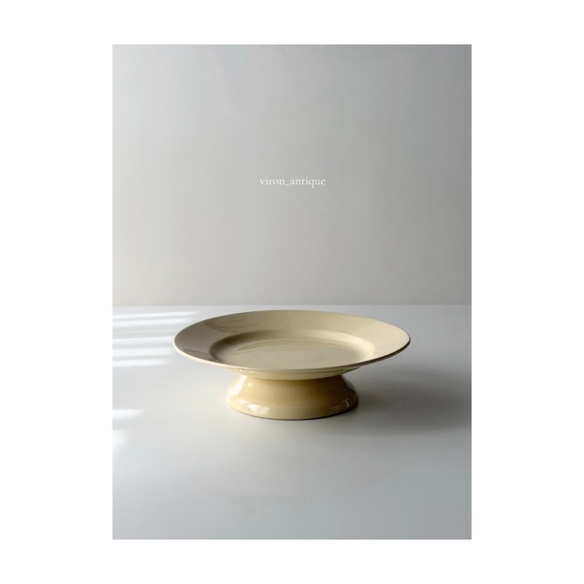 french vintage compotier　/ 　アイボリーのコンポティエ