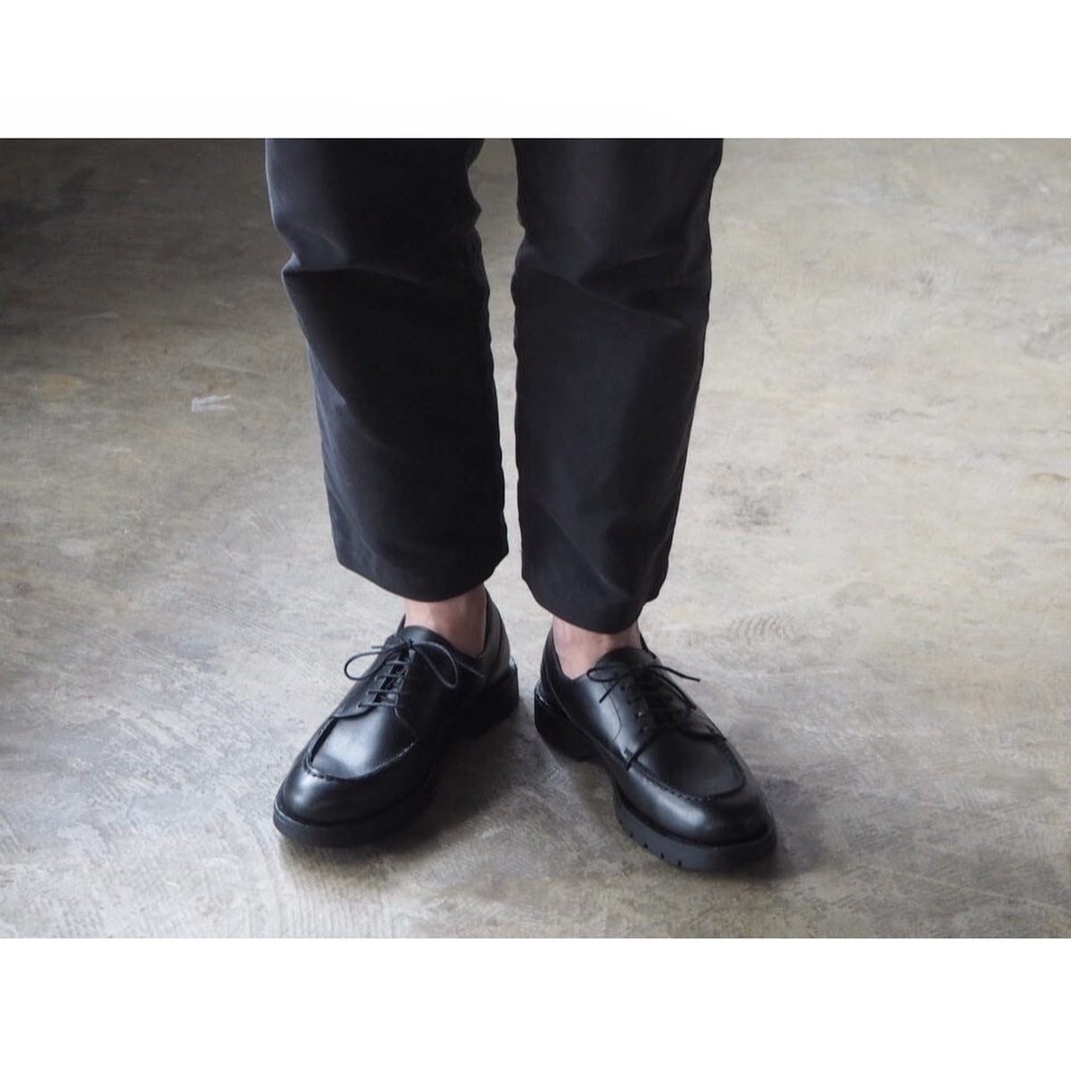 再入荷 KLEMAN(クレマン) 『FRODAN』U Chip Leather Shoes BLACK | AUTHENTIC Life Store  powered by BASE