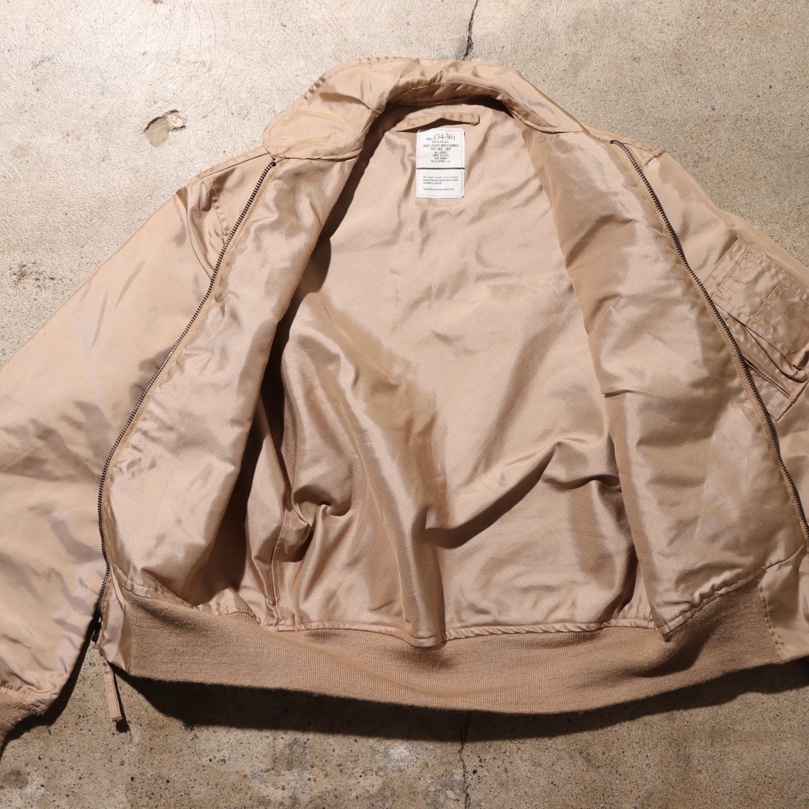 極美品 S 10年 CWU-36/P 米軍実物 フライトジャケット トップガン 