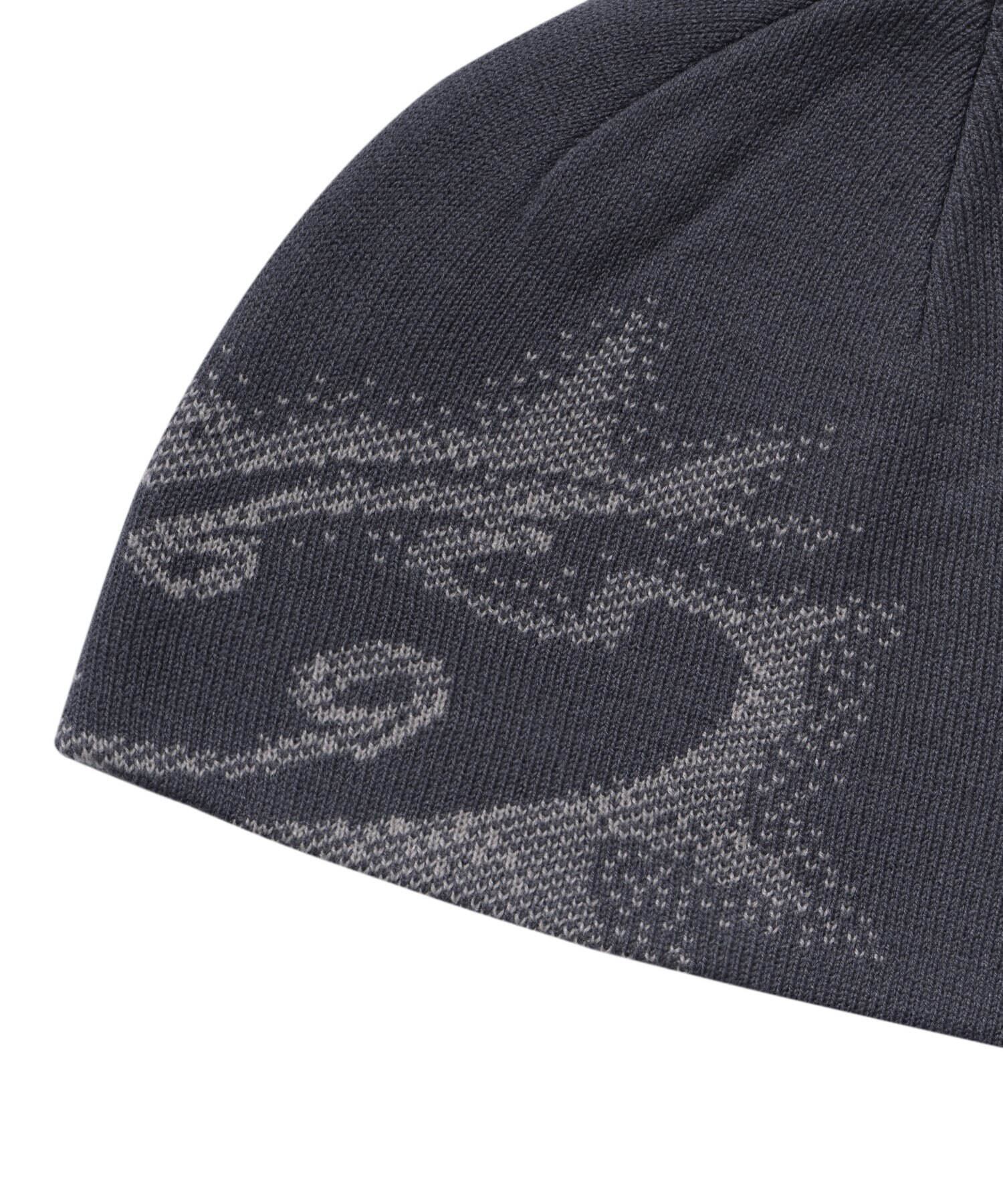 SAN SAN GEAR] 23FW LOGO BEANIE CHARCOAL 正規品 韓国ブランド 韓国