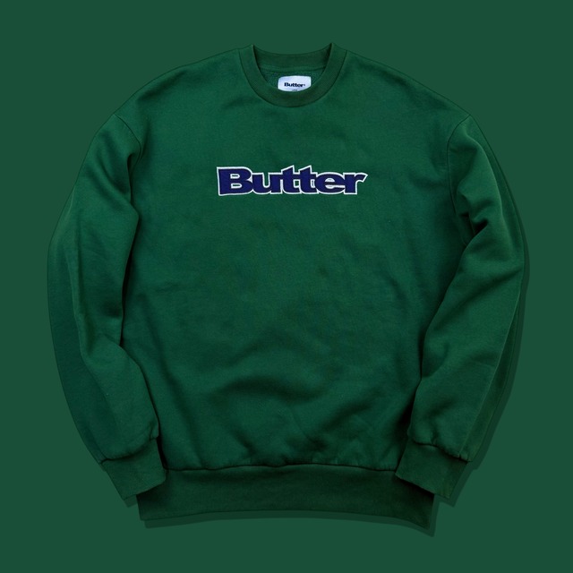 BUTTER GOODS LOGO CREWNECK SWEATSHIRT
