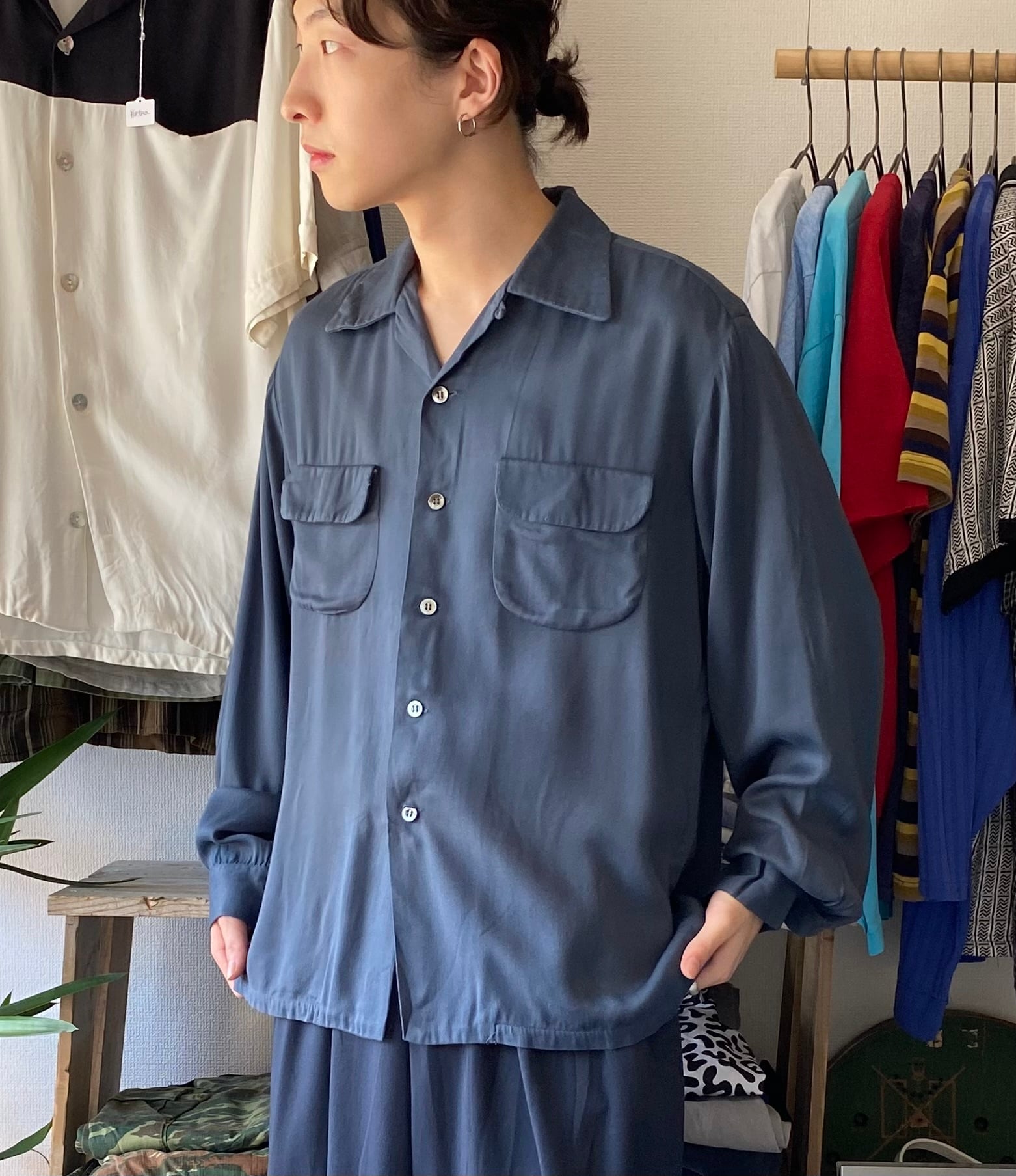special vintage】1950's McGregor ''糸巻きタグ'' rayon special vintage】1950's McGregor ''糸巻きタグ'' rayon