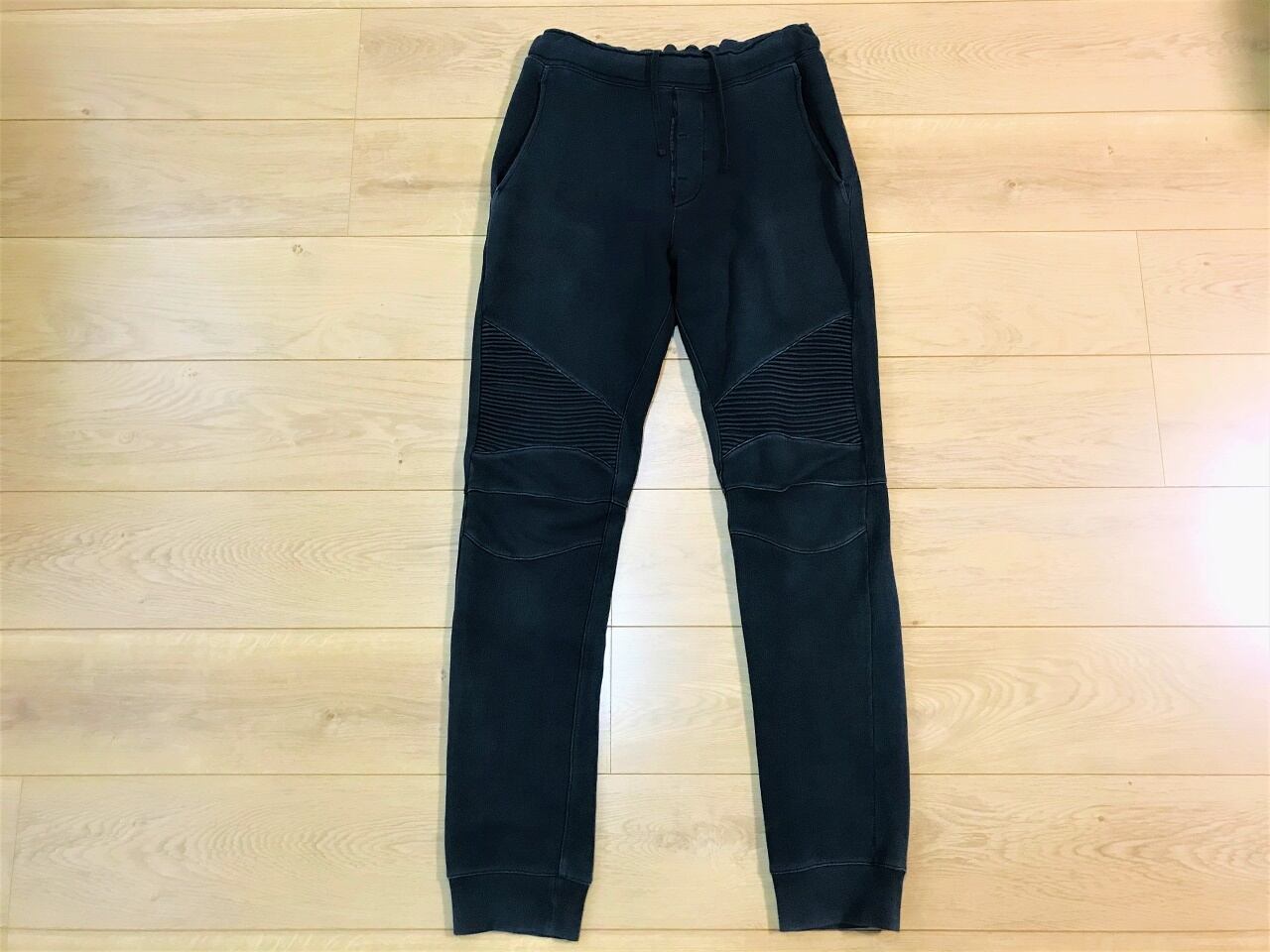 2011SS BALMAIN biker sweat pants