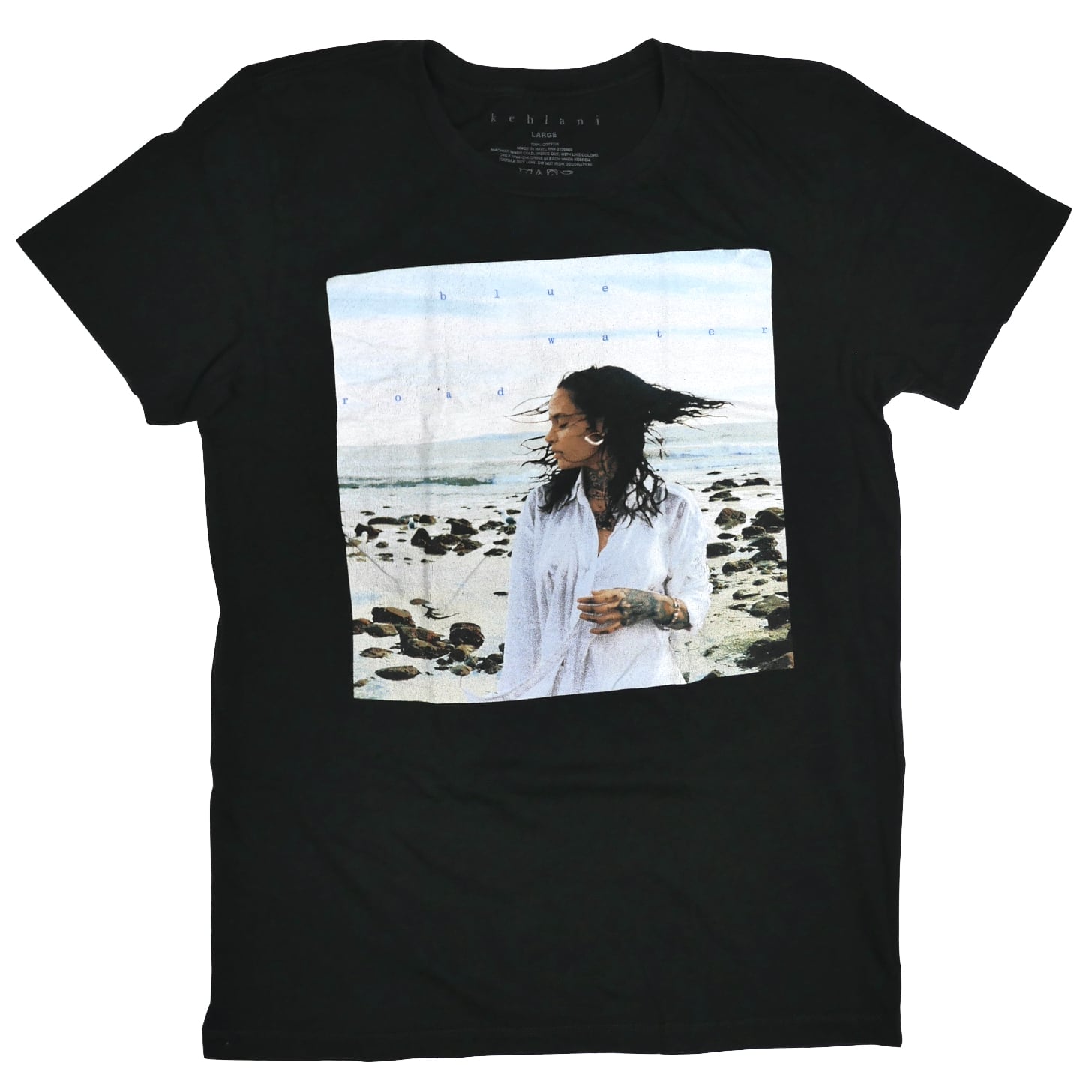 USED【L】Kehlani Blue Water Road Tee