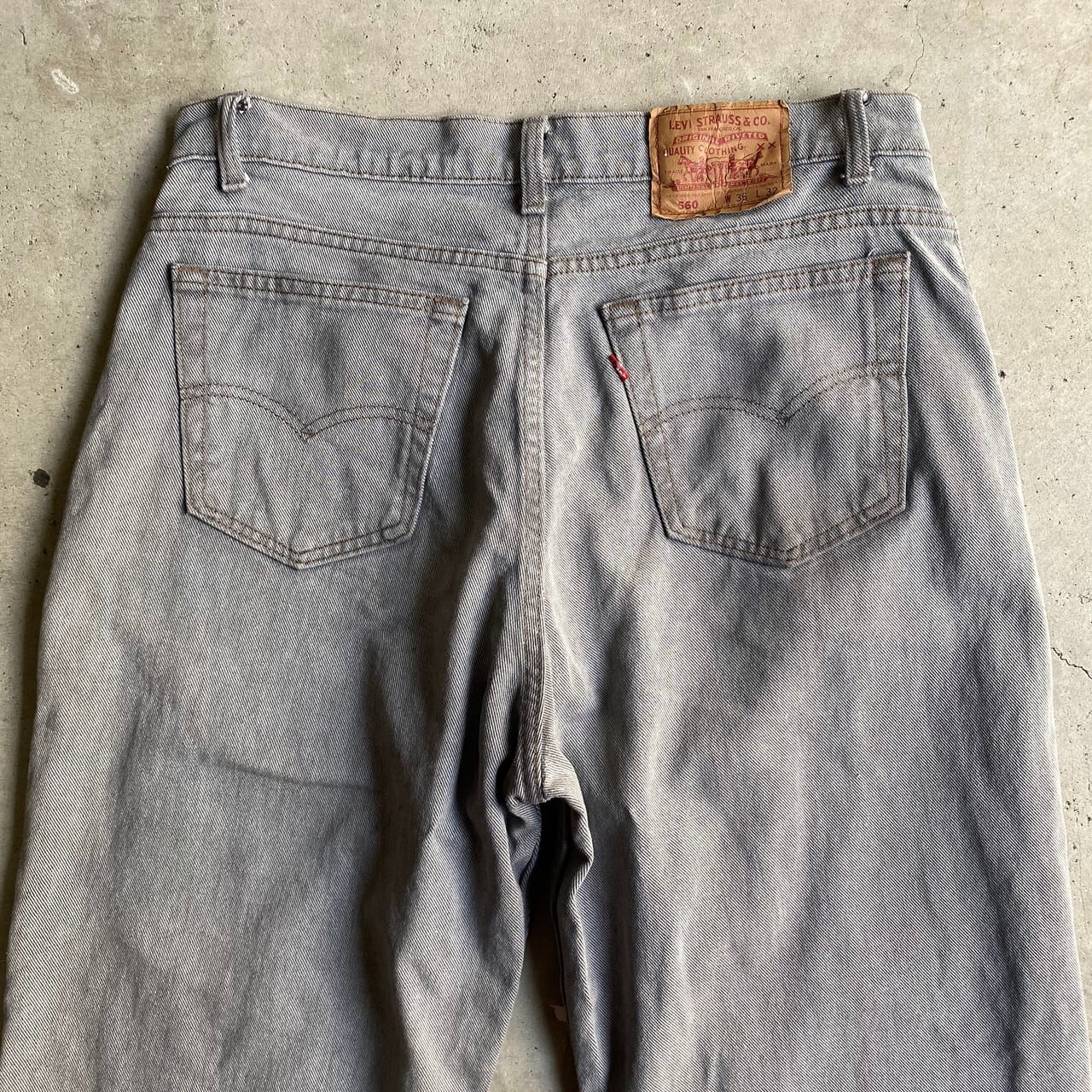 USA製 90年代 Levi's リーバイス 先染めグレー 560 テーパードデニム