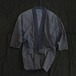 野良着 古着 木綿 着物 縞模様 リメイク素材 ジャパンヴィンテージ 昭和 | noragi men kimono jacket cotton stripe pattern japan vintage