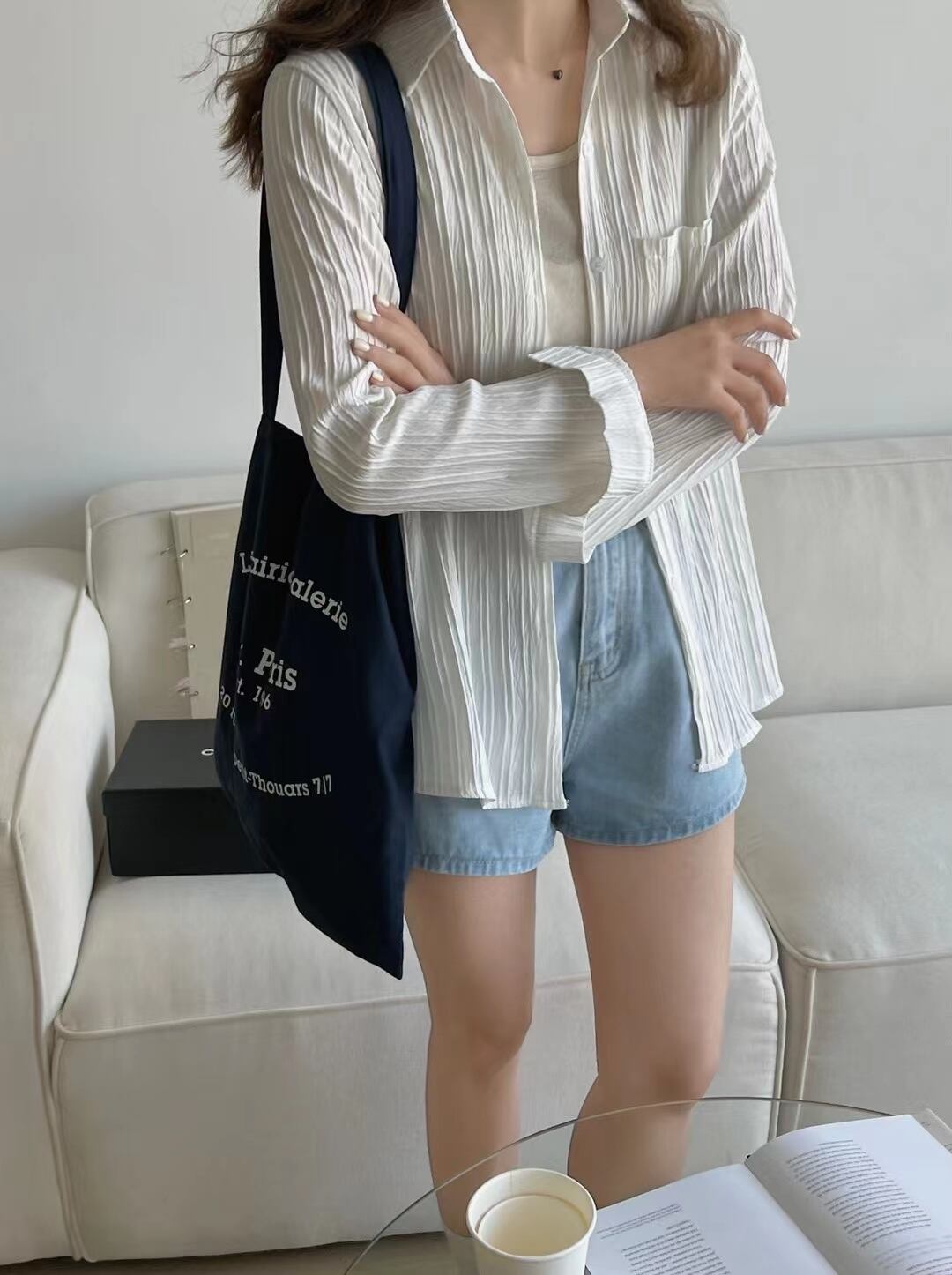 リップルブラウス　AJ22085-278