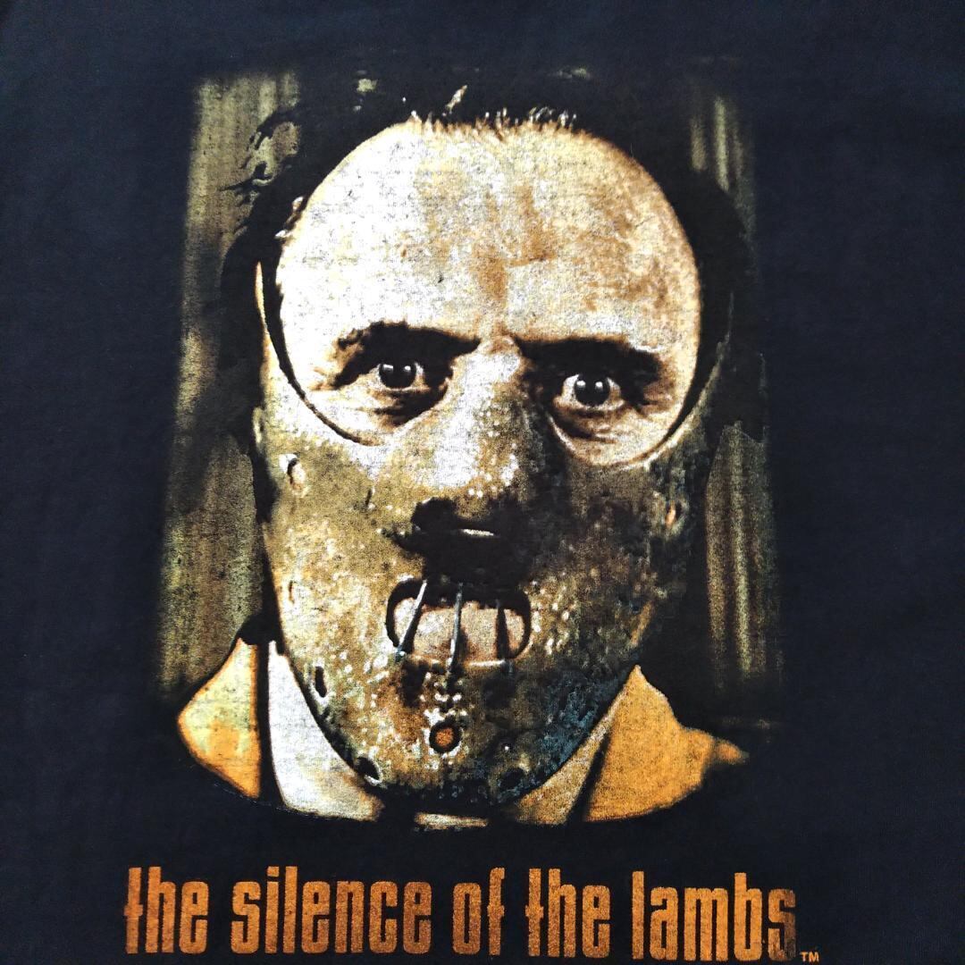 古着 羊たちの沈黙 Tシャツ XLサイズ 黒 ムービーT 映画T 海外公式 