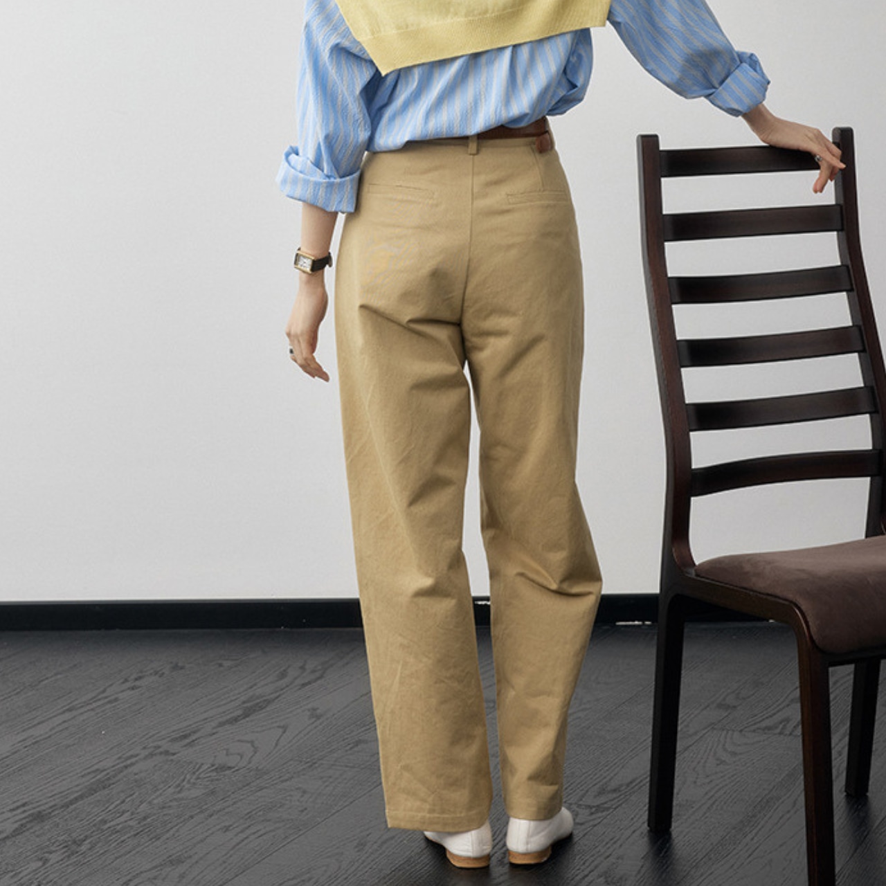 Straight Pants 【2color】T4347