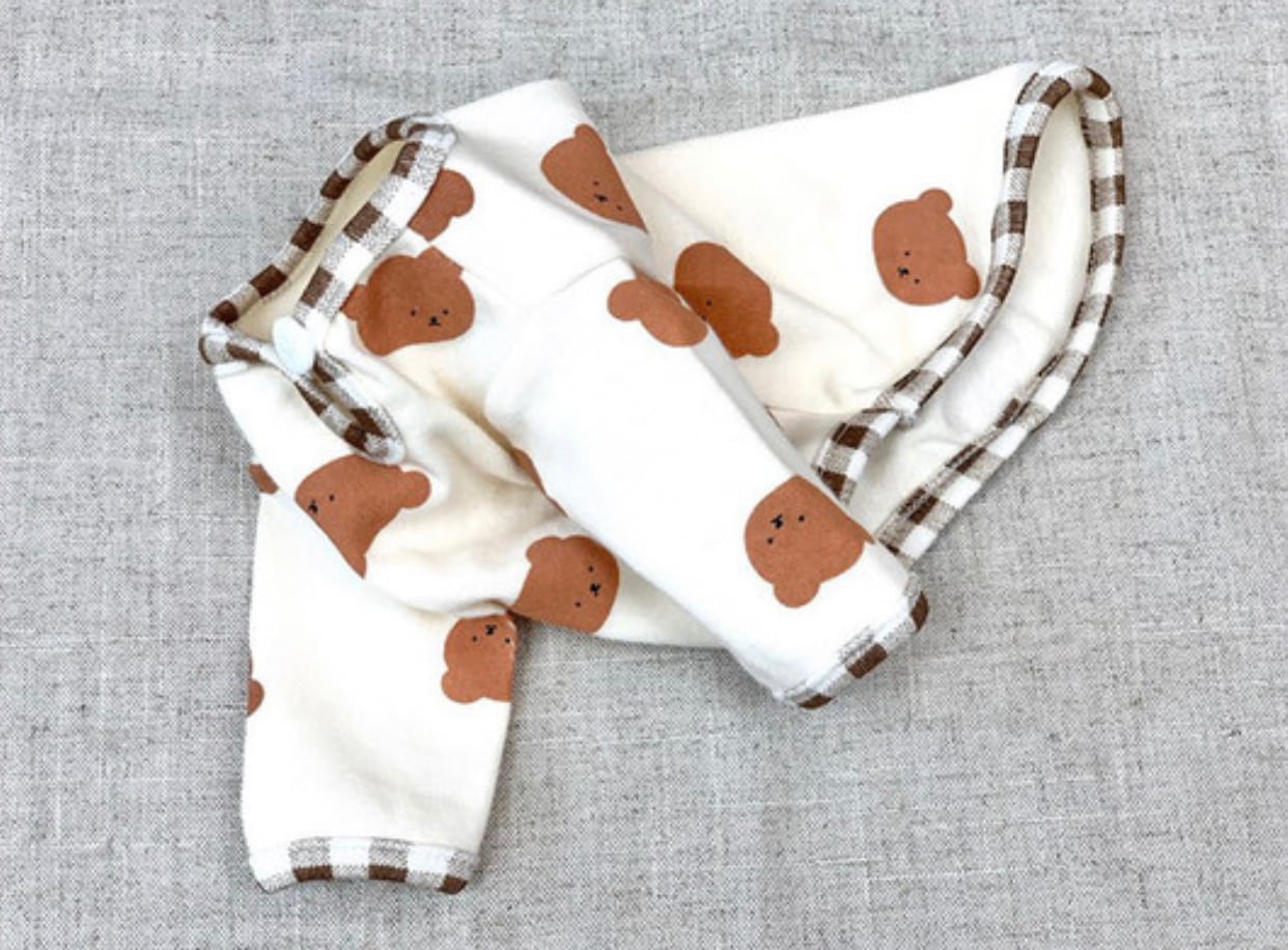 baby bear t-shirt XS ~ XL  /  犬服 新作 可愛い 犬の服 ドッグウェア 小型犬 中型犬 ペット 犬 猫 綿 top94