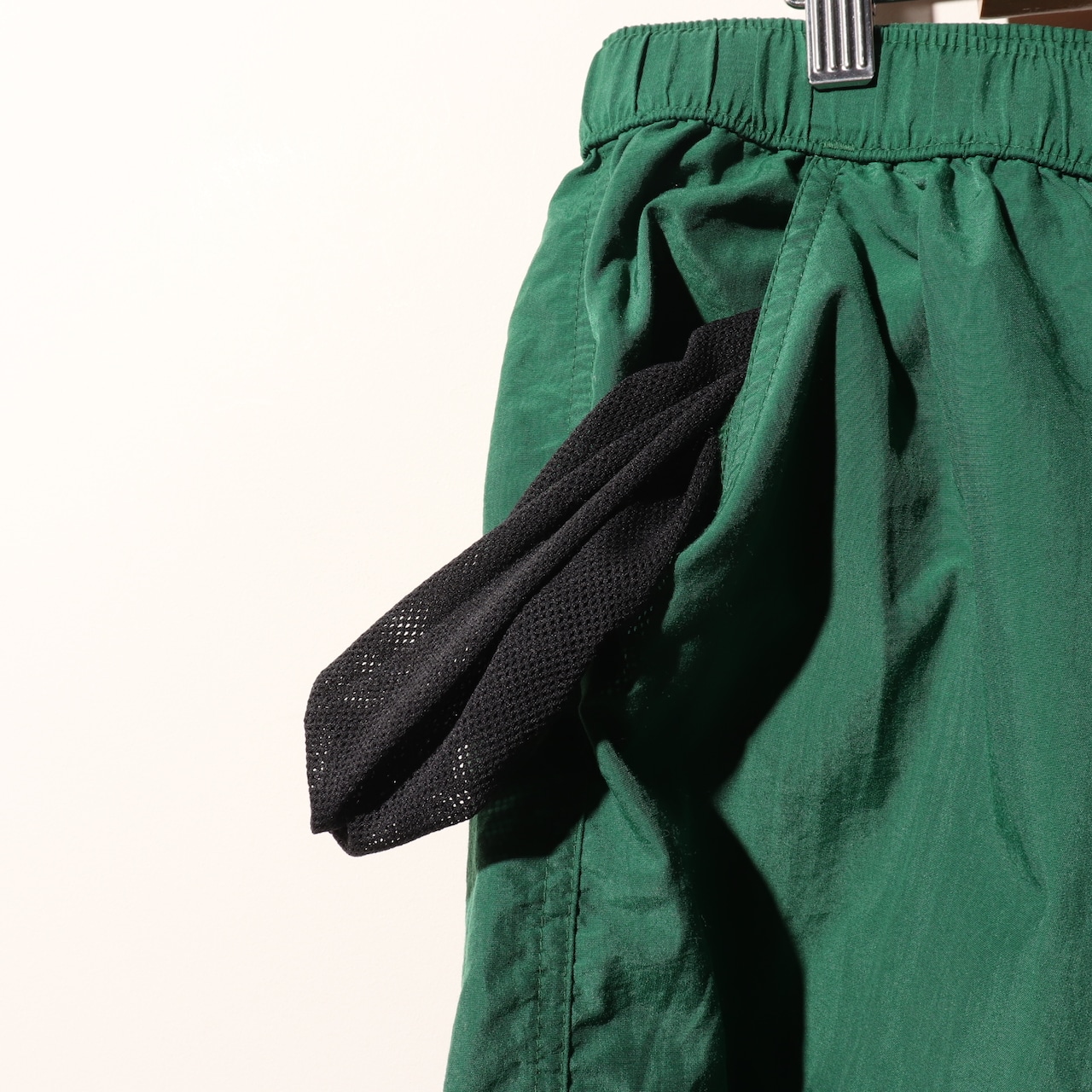 美品 XL Polo Sport 90s ナイロンショーツ ポロスポーツ 水着 緑 刺繍 グリーン