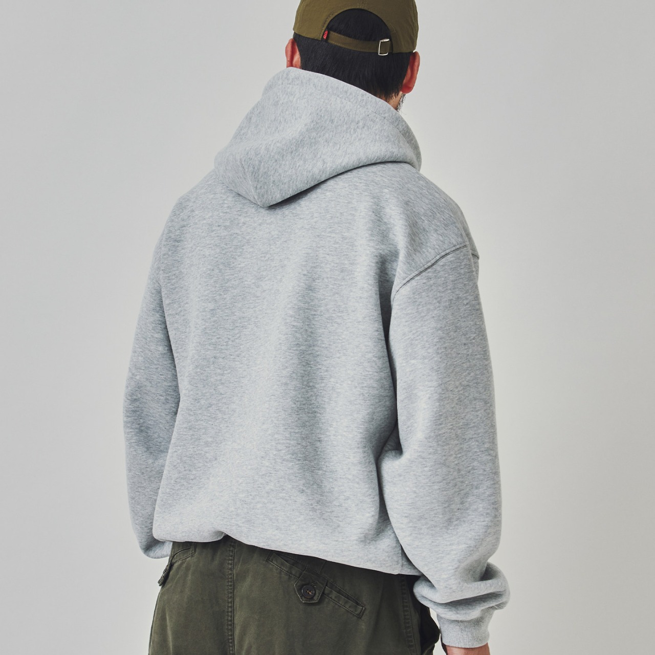 ミニマルグレーフーディ・リラックス フィット A2127 - 5