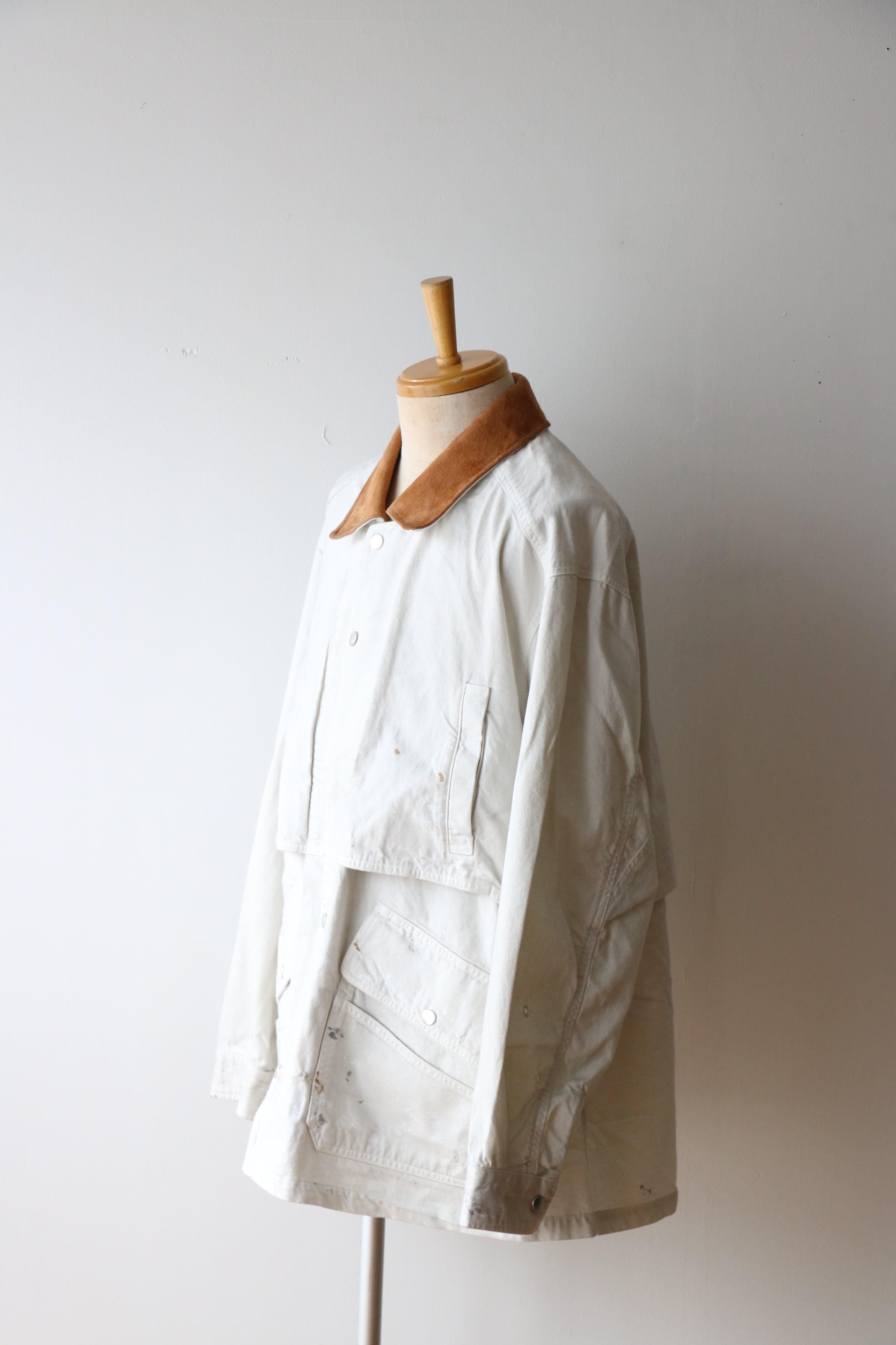 Ancellm -AGING DENIM HALF JACKET- / ANC-JK99-B / アンセルム