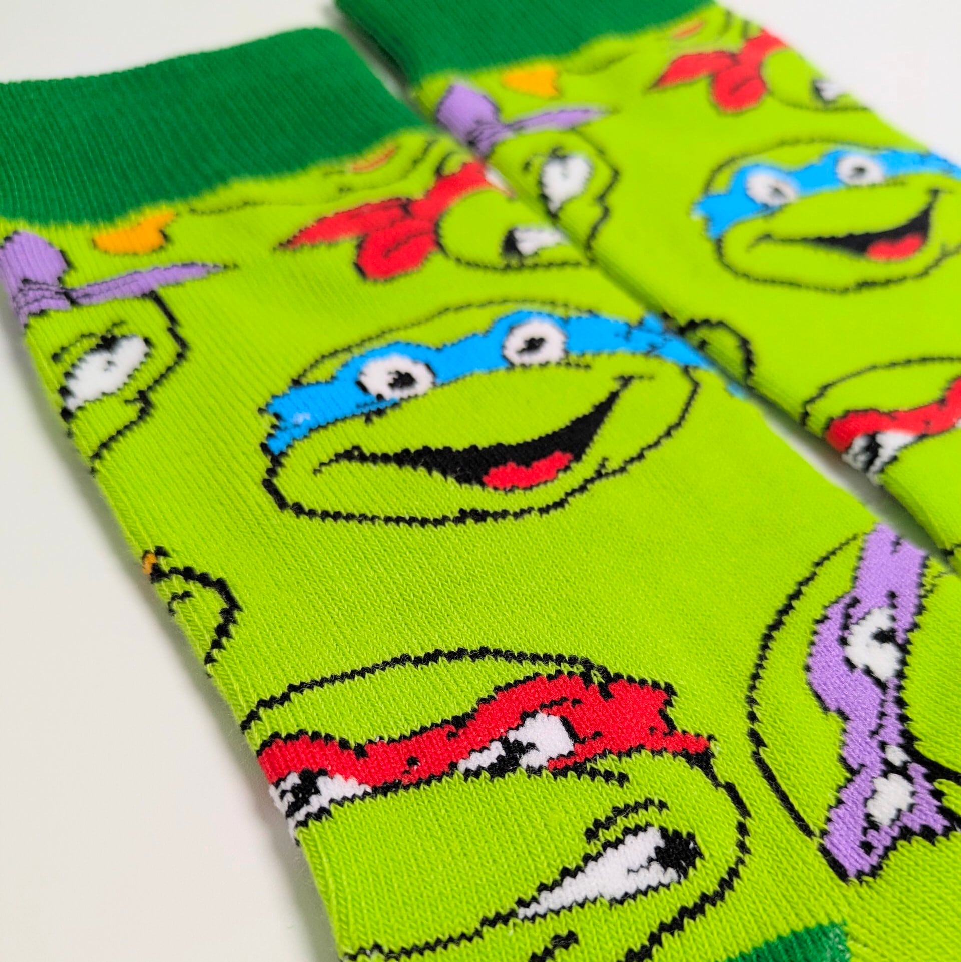 【 crew socks / クルーソックス 】『 Teenage Mutant Ninja Turtles / タートルズ 』 靴下 / ソックス〚アメリカン雑貨 アメトイ〛