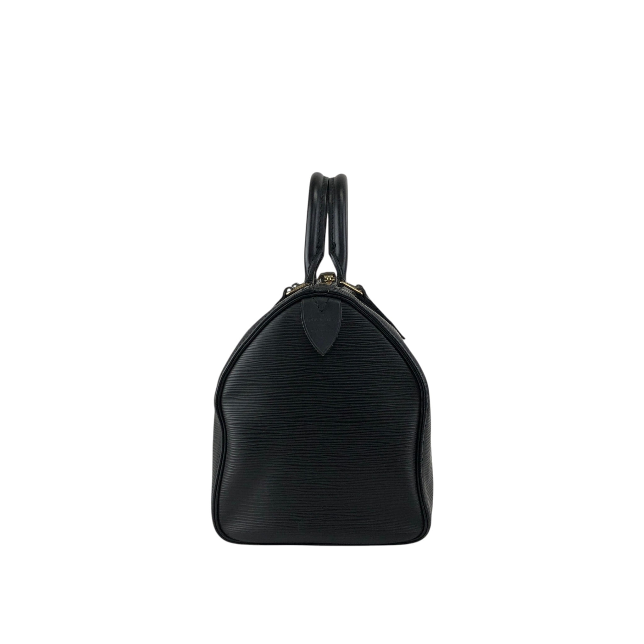 LOUIS VUITTON ルイヴィトン スピーディ25 エピ ハンドバッグ ブラック