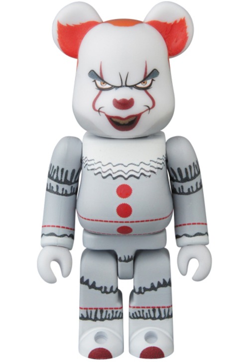 メディコム ベアブリック BE@RBRICK 100% [シリーズ 36] HORROR It ペニーワイズ 内袋未開封 カード有り 箱無し ４号店商品