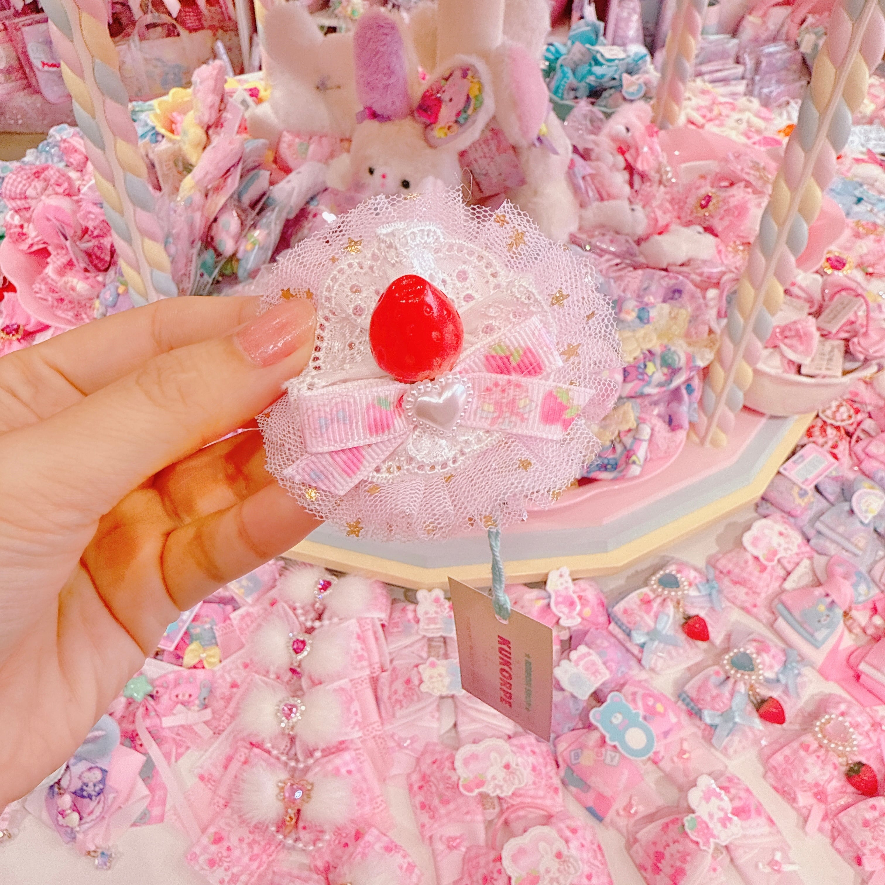 【R13】40-9ぬいぐるみ用ヘアアクセサリー(10〜12cm用)