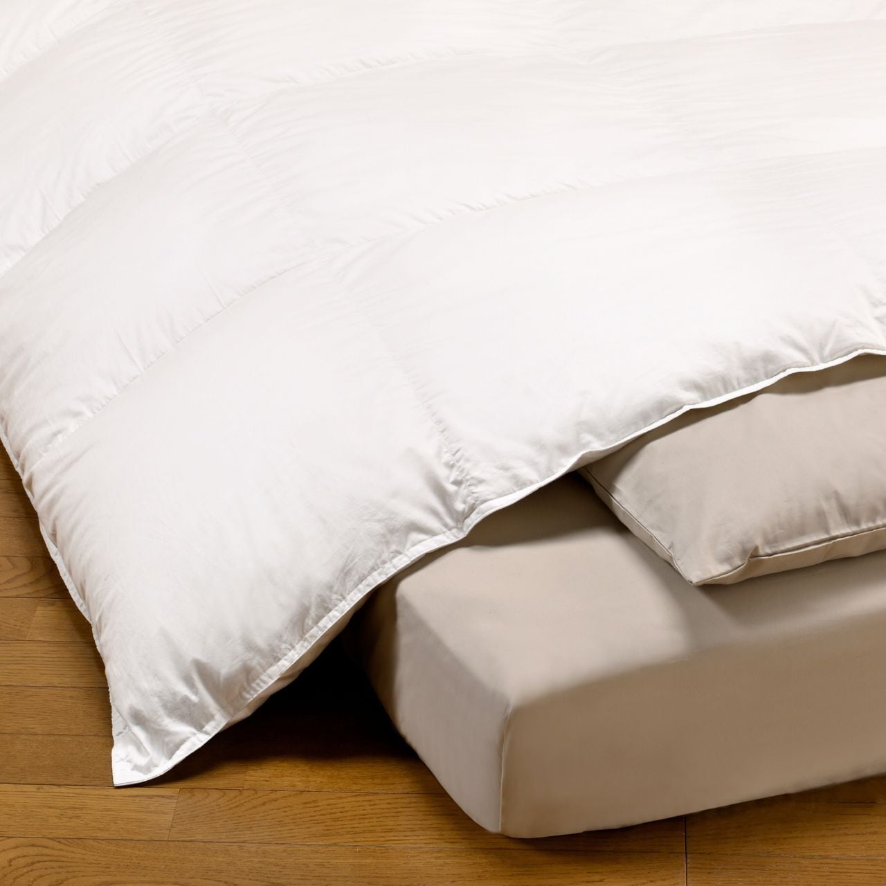 羽毛掛ふとん【マース】S／SD／D／Q／K カナダ産ホワイトマザー