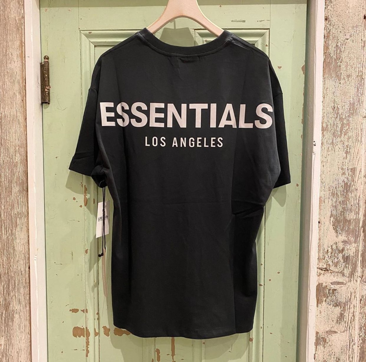 LA限定ESSENTIALSエッセンシャルズリフレクター半袖Tシャツ | LIFE is