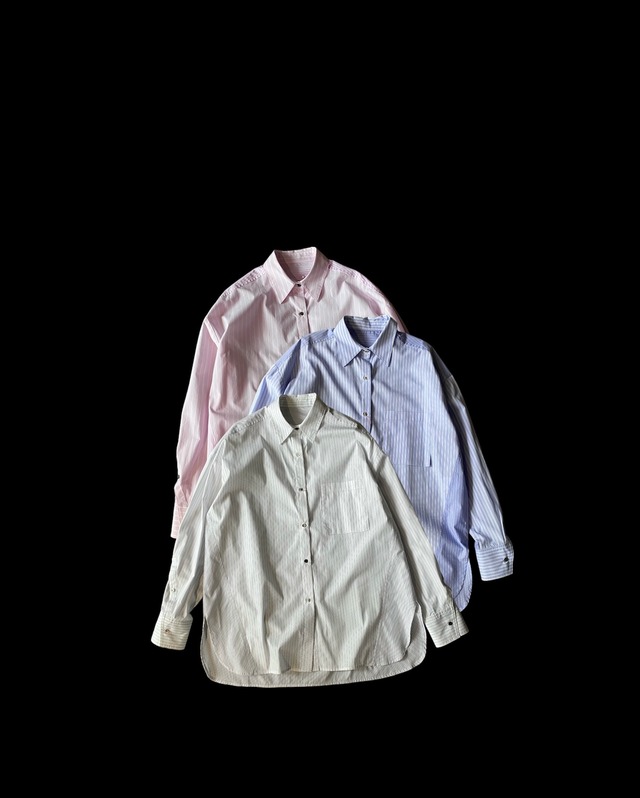 MAISON SPECIAL 2way Bicolor Overshirt